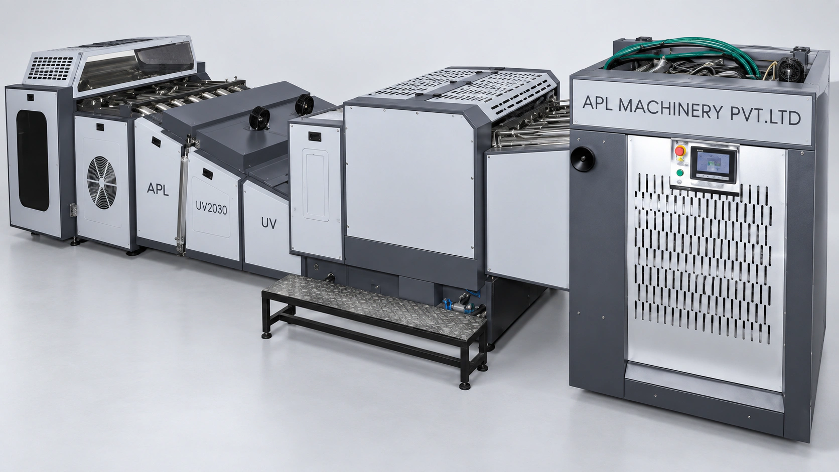 APL-UV 2030 Spot & Full Coater — detail visualization