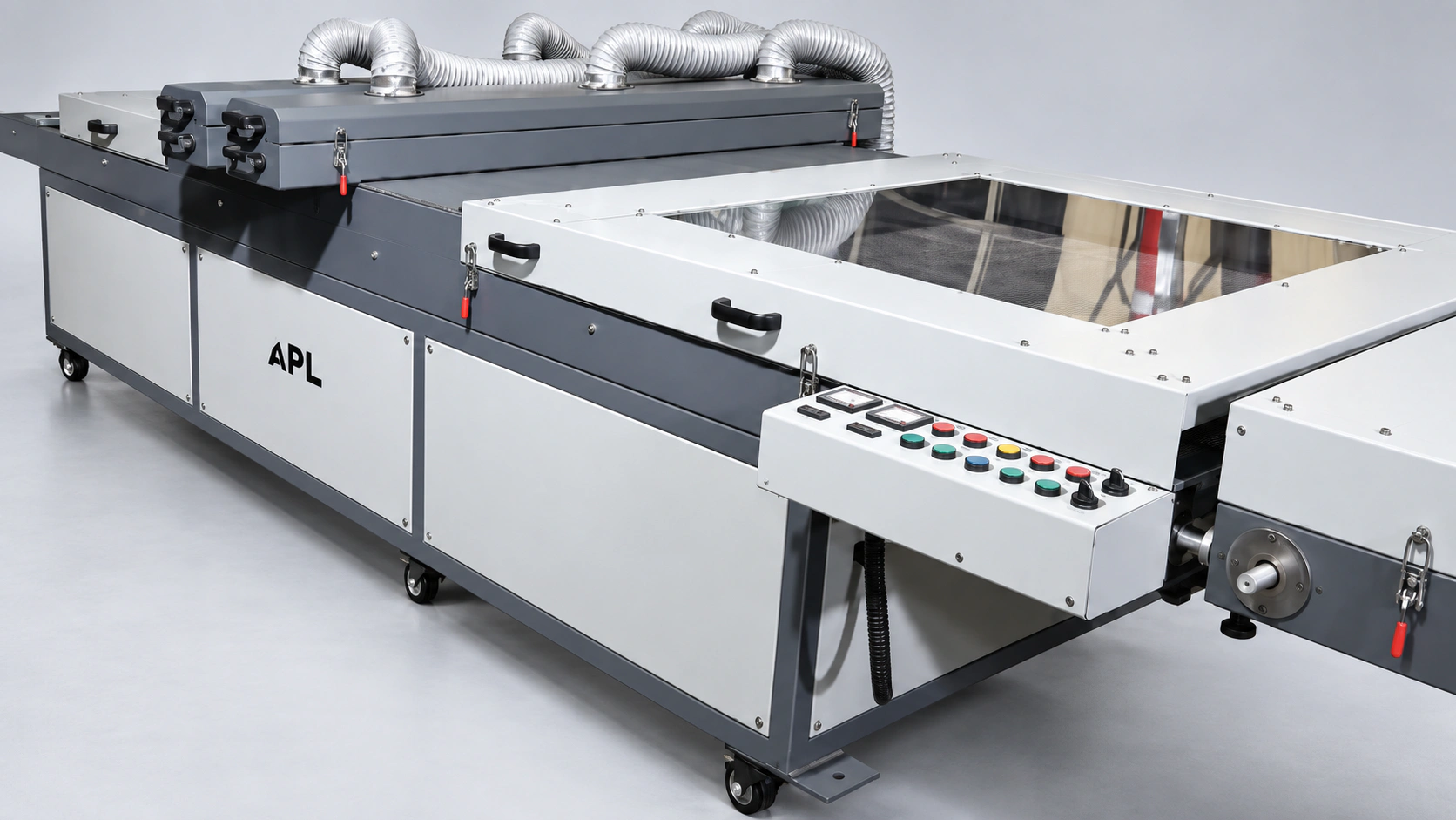Double Lamp UV Curing System — detail visualization