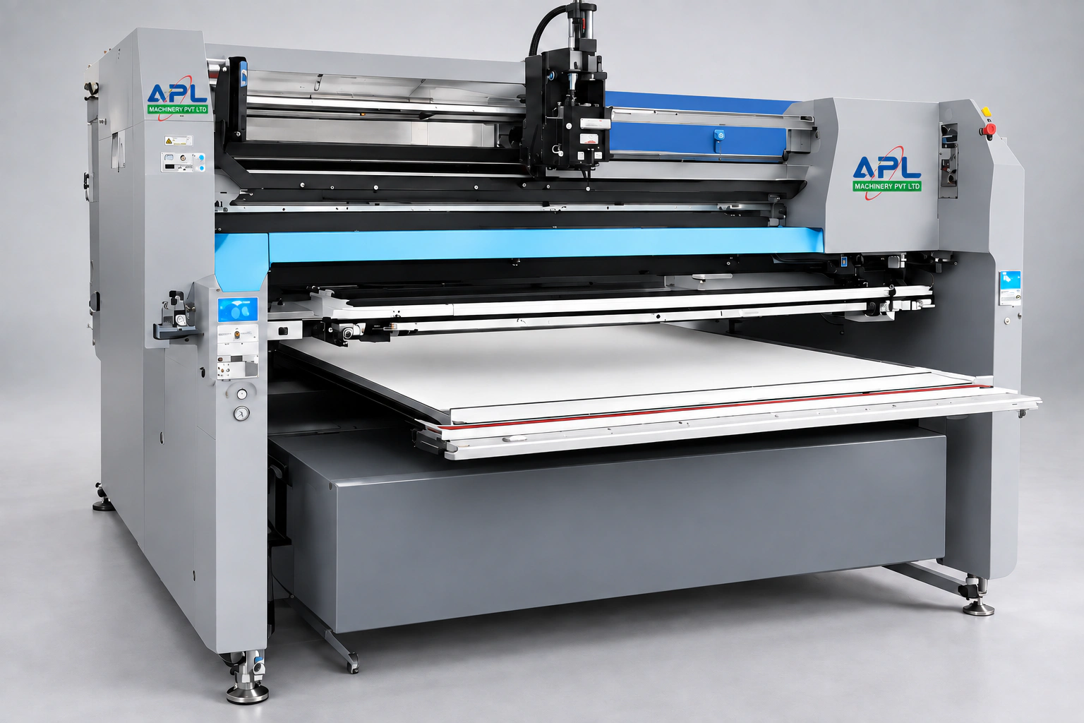 Large Format Screen Printer for Wood — detail visualization
