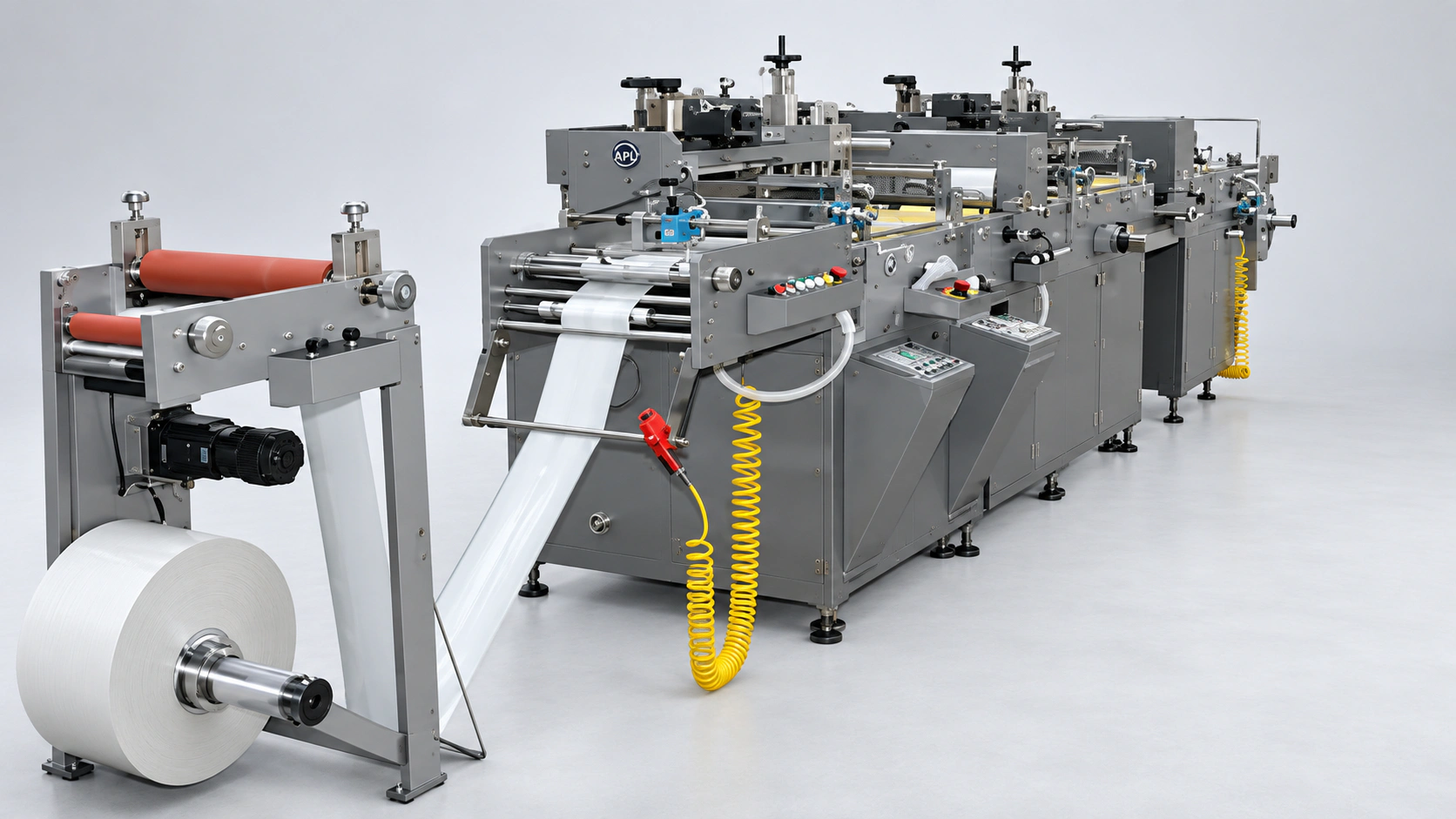 Roll-to-Roll Screen Printer — Machine view