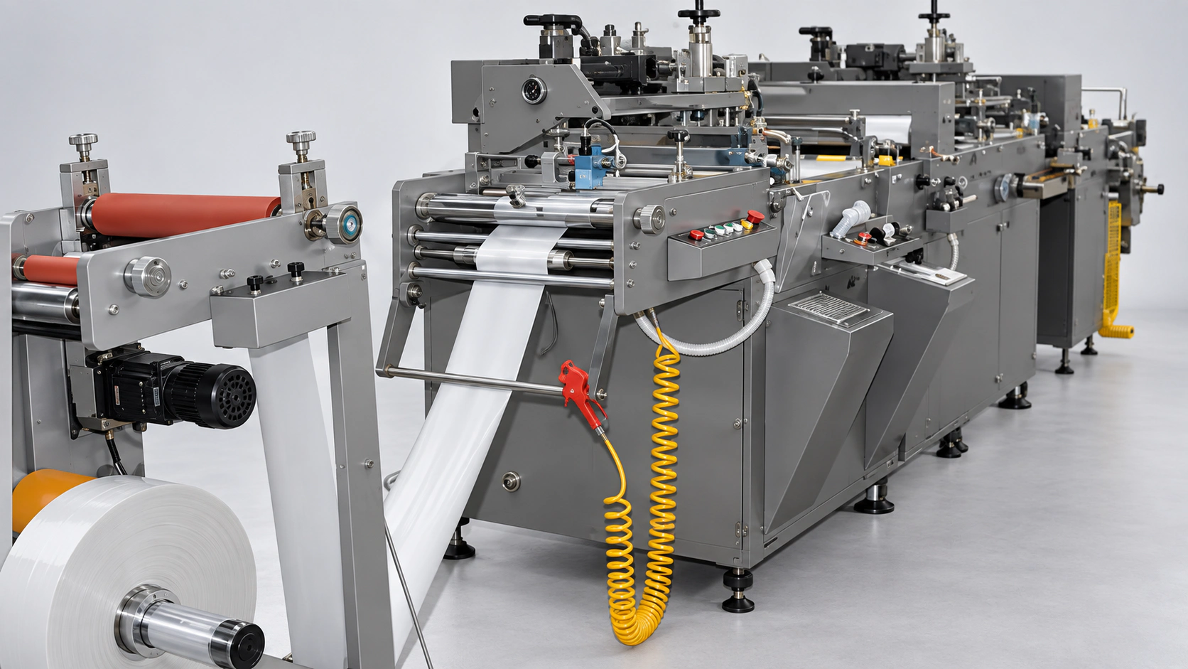 Roll-to-Roll Screen Printer — detail visualization
