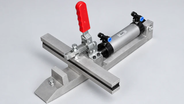 Screen stretching clamps — detail reference