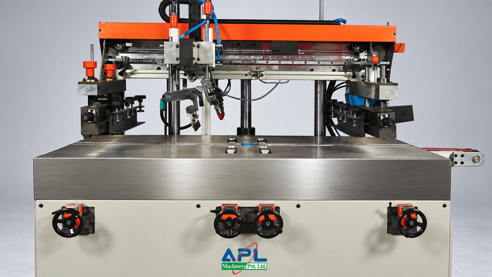 Auto Centering Glass Screen Printer — detail visualization