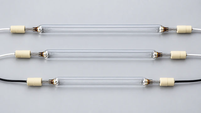 UV lamps — reference-based studio visualization